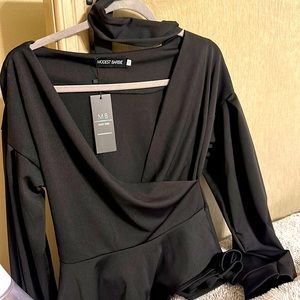 Modest Barbie peplum top